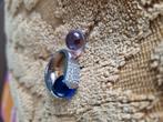 Melano met 2 stenen, Sieraden, Tassen en Uiterlijk, Ringen, Ophalen of Verzenden, Zo goed als nieuw, Zilver, Dame