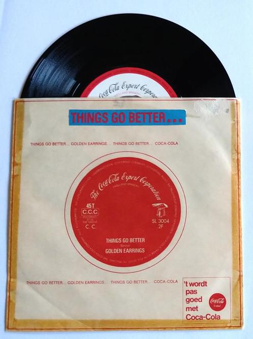 Golden Earrings - Things go better / Rum and coca cola (*), Cd's en Dvd's, Vinyl Singles, Single, 7 inch, Verzenden