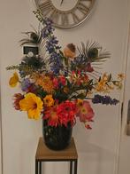 Vaas met luxe kunstbloemen, Ophalen, Zo goed als nieuw