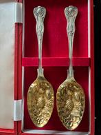Silverplate antiek fruit lepels, Antiek en Kunst, Antiek | Goud en Zilver, Ophalen of Verzenden, Zilver