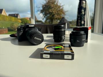 Canon EOS 600D inclusief lenzen en toebehoren beschikbaar voor biedingen