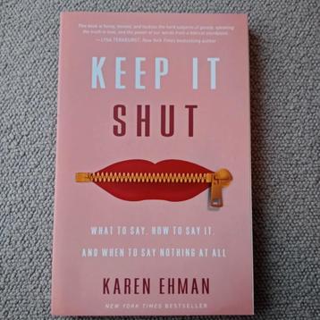 Keep it shut - Karen Erman (christelijk boek over roddelen)