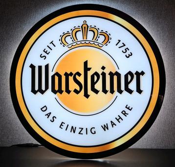 Mooie WARSTEINER LED reclame verlichting lamp lichtbak beschikbaar voor biedingen
