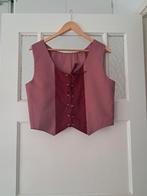 Rood/roze korset lijfje of bodice middeleeuwse stijl, Ophalen of Verzenden, Zo goed als nieuw, Pak of Jurk