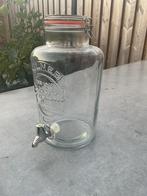 Glazen Limonadetap met Kraan, Huis en Inrichting, Keuken | Keukenbenodigdheden, Ophalen, Zo goed als nieuw