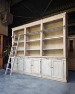 Demontabele Boekenkast | Bibliotheekkast met ladder #2086, Huis en Inrichting, Kasten | Boekenkasten, Niet ingevuld, Met deur(en)