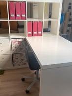 Kallax / Expedit kast met bureau, laden, opbergers en stoel, Huis en Inrichting, Bureaus, Ophalen, Gebruikt, Bureau