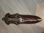 Decoratief sier mes met houten bord, Antiek en Kunst, Ophalen of Verzenden