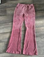 Colourful Rebel flared pants rib roze, maat L, Kleding | Dames, Broeken en Pantalons, Maat 42/44 (L), Nieuw, Ophalen of Verzenden