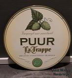 Puur La Trappe reclamebord. ( metaal ), Verzamelen, Biermerken, Ophalen of Verzenden, Zo goed als nieuw, Reclamebord, Plaat of Schild