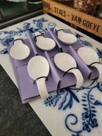 6x nieuwe amuse lepeltjes, Antiek en Kunst, Ophalen of Verzenden