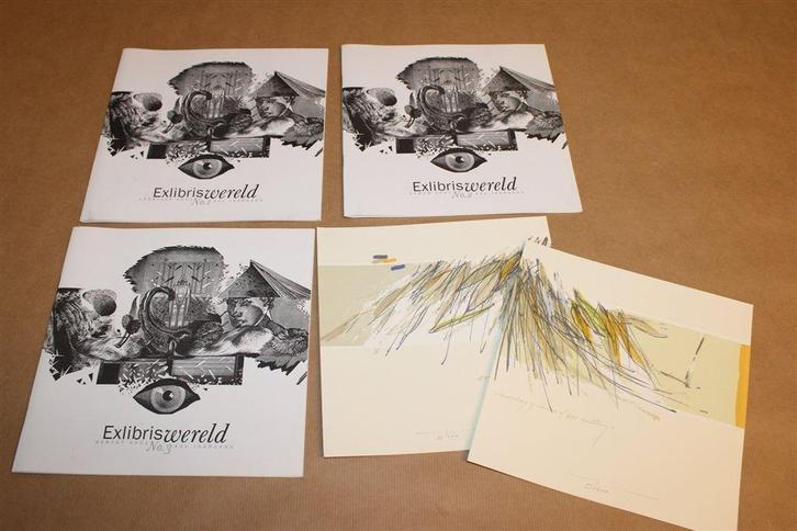 Exlibriswereld — Jaargang 2001 [3 delen + 2 bijlages], Boeken, Kunst en Cultuur | Beeldend, Zo goed als nieuw, Ophalen of Verzenden