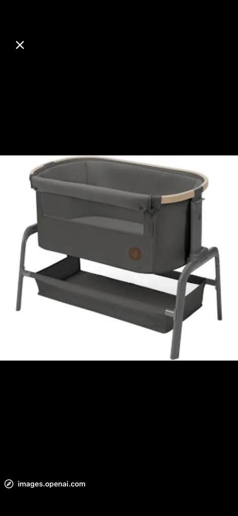 Maxi cosi iora co sleeper donkergrijs, Kinderen en Baby's, Babywiegjes en Ledikanten, Zo goed als nieuw, Wieg, Ophalen