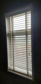 houten jaloezie, Ophalen, Gebruikt, Wit, 50 tot 100 cm