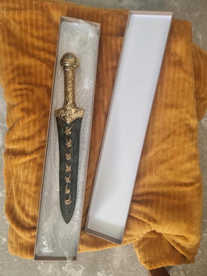 Echt Bronzen Grieks Zwaard - Nieuw in Doos!, Antiek en Kunst, Antiek | Overige Antiek, Ophalen of Verzenden