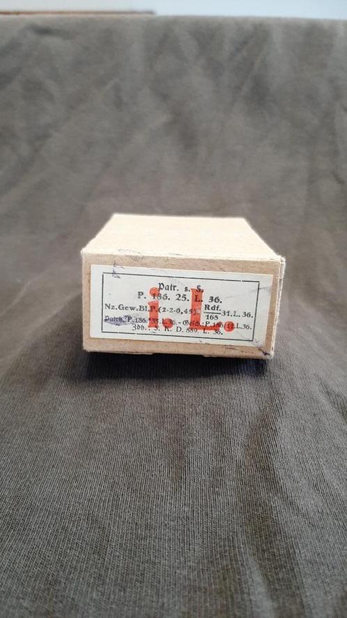 8x57 Munitie patronen doosje (Duitsland WW2), Verzamelen, Militaria | Tweede Wereldoorlog, Landmacht, Overige typen, Duitsland