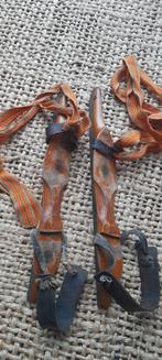 Vintage Houten Schaatsen, Onbekend, Overige maten, Ophalen of Verzenden, Gedragen