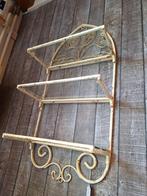 Brocante wandkastjes met glazen plankjes, Ophalen, Gebruikt, Onbekend, Onbekend