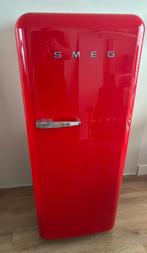 SMEG FAB28RR1 (rood) Retro koelkast met vriesvak, Witgoed en Apparatuur, Koelkasten en IJskasten, Ophalen, Gebruikt, 200 liter of meer