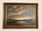 Schilderij landschap Rob de Haan, Antiek en Kunst, Kunst | Schilderijen | Klassiek, Ophalen