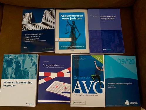 Bundel van 7 jurische studieboeken, Boeken, Studieboeken en Cursussen, Zo goed als nieuw, Beta, Ophalen of Verzenden