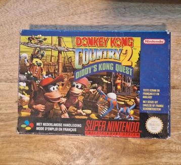 Donkey Kong Country 2 - Diddy's Kong Quest - SNES beschikbaar voor biedingen