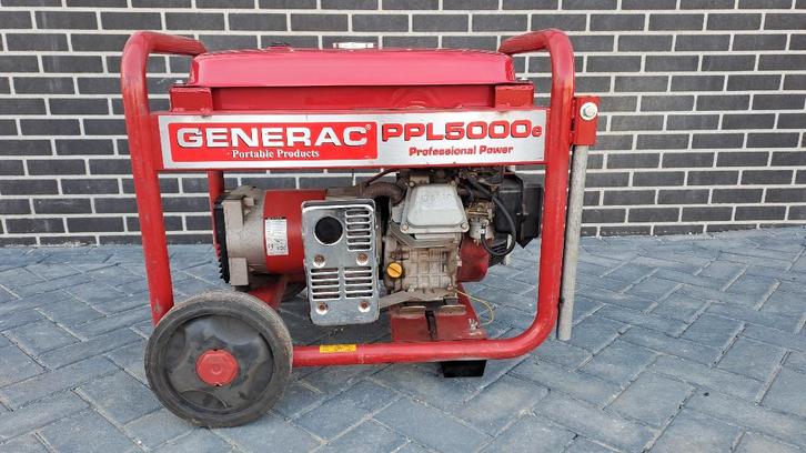 Generac PPL 5000E aggregaat profi B&S motor electric start, Tuin en Terras, Hand-tuingereedschap, Zo goed als nieuw, Ophalen