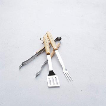 Barbecook BBQ set gereedschap Met ophanglus RVS Hout nieuw beschikbaar voor biedingen