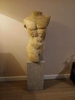 Prachtige mannelijke torso op  grannieten console, Antiek en Kunst, Ophalen
