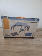 Picknicktafel te koop in goede staat, Ophalen of Verzenden, Zo goed als nieuw, Rechthoekig, Hout