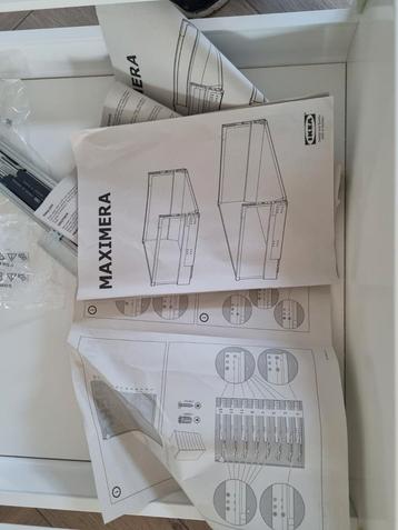 Ikea maximera bodbyn ecru dun keukenlade