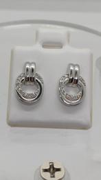 Zinzi zilveren oorbellen 925 met strassteentjes, Sieraden, Tassen en Uiterlijk, Ophalen of Verzenden, Zo goed als nieuw, Knopjes of Stekers
