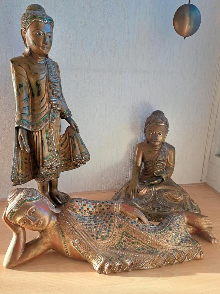 Boeddhabeelden set, Antiek en Kunst, Kunst | Niet-Westerse kunst, Ophalen of Verzenden