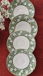 Churchill Verdigris/Klimop Schotels 4x, Antiek en Kunst, Antiek | Servies los, Ophalen of Verzenden