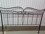 Klassiek smeedijzeren bedframe 210 x 160 met lattenbodems, Ophalen, Gebruikt, Tweepersoons, 160 cm
