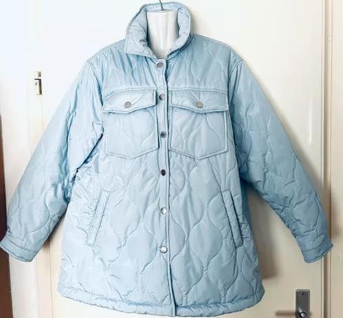 PageOne jas maat 44[dmv], Kleding | Dames, Jassen | Winter, Zo goed als nieuw, Maat 42/44 (L), Blauw, Ophalen of Verzenden