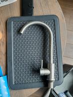 RVS Keukenkraan + Wastafel Afvoerplug, Ophalen of Verzenden, Gebruikt, Rvs, Kraan