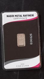 2.5 gram xiver baartje   nadir, Postzegels en Munten, Edelmetalen en Baren, Ophalen of Verzenden, Goud