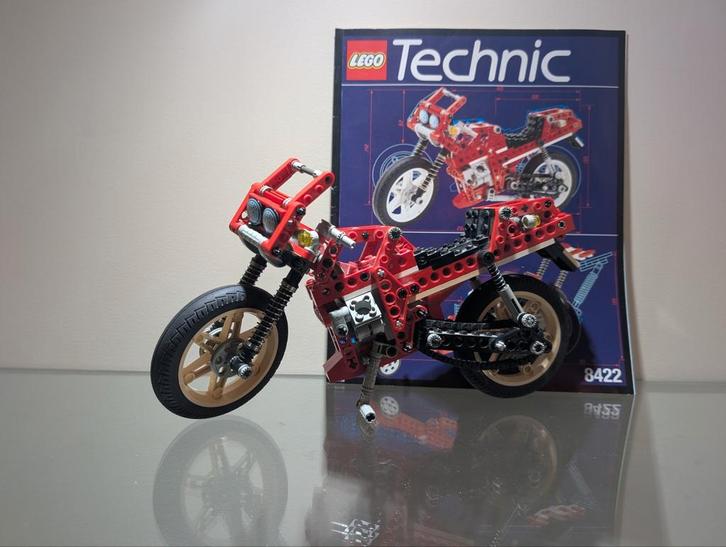 Lego Technic 8422 Moto Cross Motor, Kinderen en Baby's, Speelgoed | Duplo en Lego, Gebruikt, Lego, Complete set, Ophalen of Verzenden