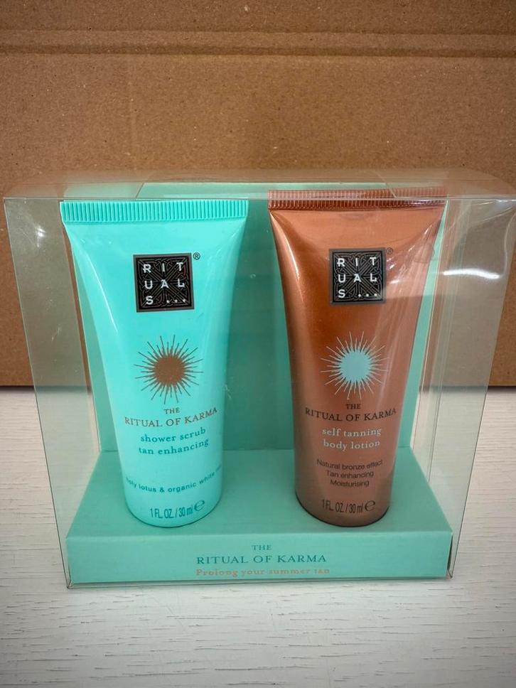 the ritual of karma cadeauset RITUALS, Sieraden, Tassen en Uiterlijk, Uiterlijk | Lichaamsverzorging, Nieuw, Bad & Douche, Ophalen of Verzenden