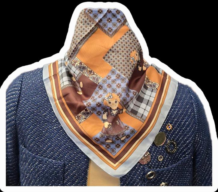 Vintage Halsdoek - Schattig 80s Patroon free shipping, Kleding | Dames, Overige Dameskleding, Nieuw, Ophalen of Verzenden