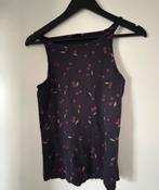 Only kersen topje, maat M, Ophalen of Verzenden, Nieuw, Blauw, Zonder mouw