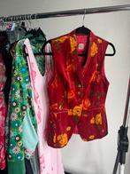 Vintage Y2K Oilily velours velvet gilet met bloemen patroon, Maat 38/40 (M), Oilily, Oilily, Oilily