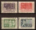 Nederland NVPH nr 588/91 gestempeld Jubilea 1952, Verzenden, Na 1940, Gestempeld