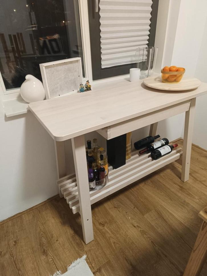 For sale: IKEA NORRÅKER Sideboard / Kitchen Table – €50 – N, Huis en Inrichting, Tafels | Statafels, Zo goed als nieuw, Ophalen