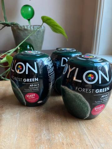 Dylon Textielverf Forest Green - 3 Potten beschikbaar voor biedingen