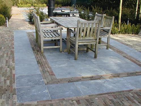 AANBIEDING Chinees Hardsteen / Spotted Blue tuintegels, Tuin en Terras, Tegels en Klinkers, Nieuw, Terrastegels, Natuursteen, Ophalen
