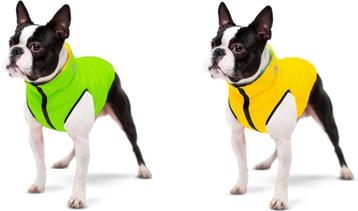 AiryVest Hondenjas Omkeerbaar XS22 Lime-Yellow -50% OFF!!! beschikbaar voor biedingen