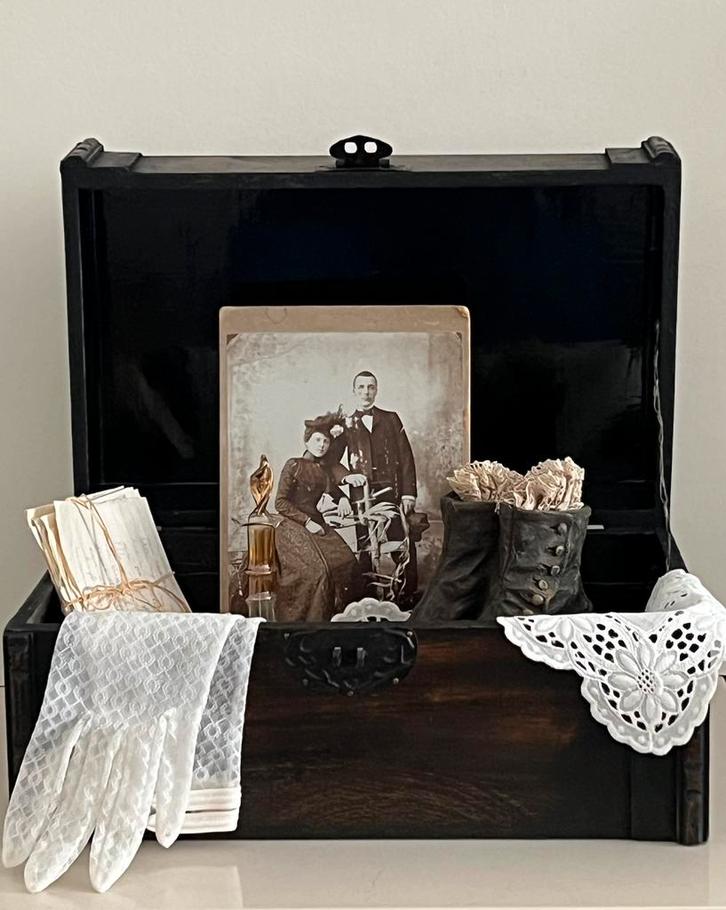 Houten Kist, Antiek en Kunst, Curiosa en Brocante, Ophalen of Verzenden