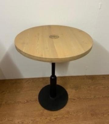 Gebruikte chique horeca restaurant tafel eettafel 70 cm rond beschikbaar voor biedingen